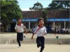 Tiểu học Phú Thạnh tổ chức cuộc thi chạy ngắn cho học sinh khối 4 - 5